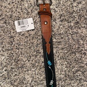 Brown and Black Kids Belt